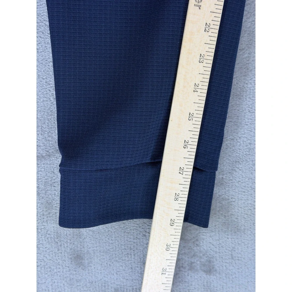2(X)IST Mens‎ Navy Blue Textured Tapered Jogger Pants XL Drawstring Activewear